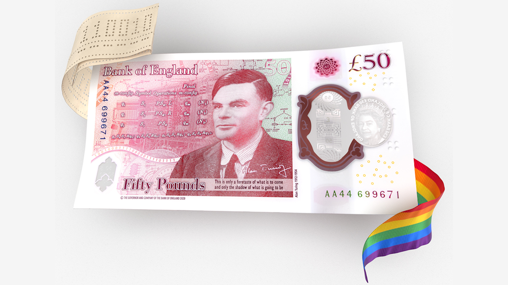 Alan Turing £50 note enters circulation